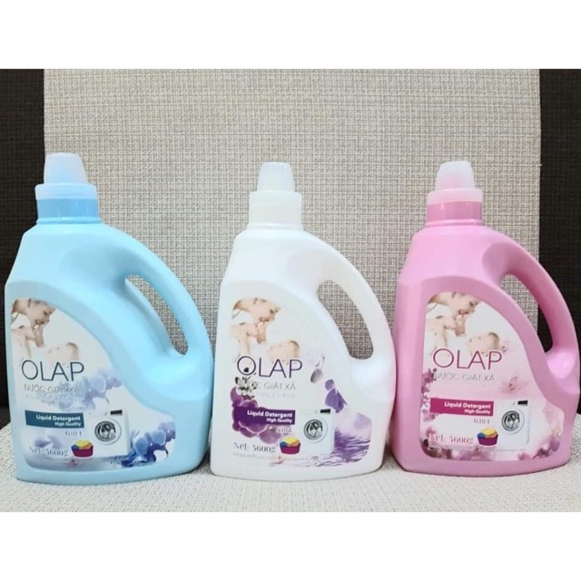 Nước giặt xả 3,6Kg Olap Đậm Đặc Cao Cấp dùng được cho trẻ sơ sinh