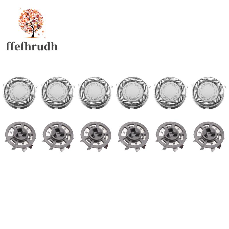 Set 6 Lưỡi Dao Cạo Thay Thế SH50 / 52 Cho Máy Cạo Râu Philips Norelco 5000 Series