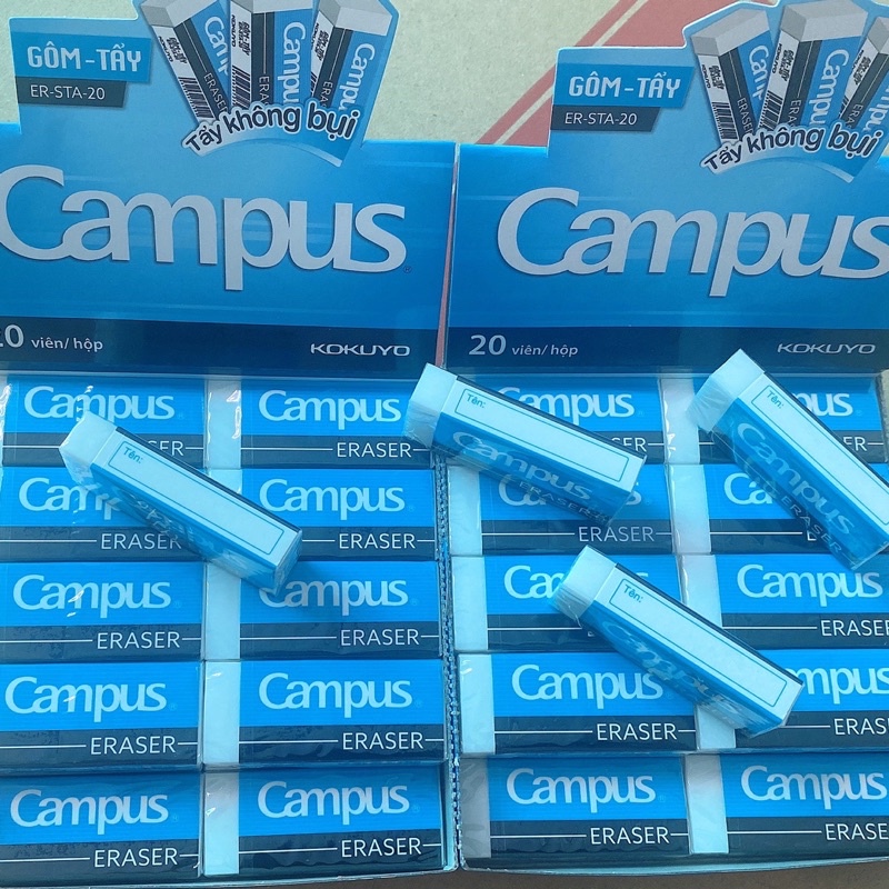 Gôm tẩy trắng Campus Cao cấp , tẩy cao su không bụi