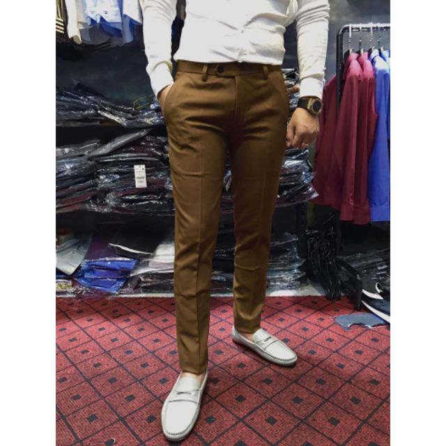 Quần Âu nam F8888 Màu Nâu Vàng | BigBuy360 - bigbuy360.vn