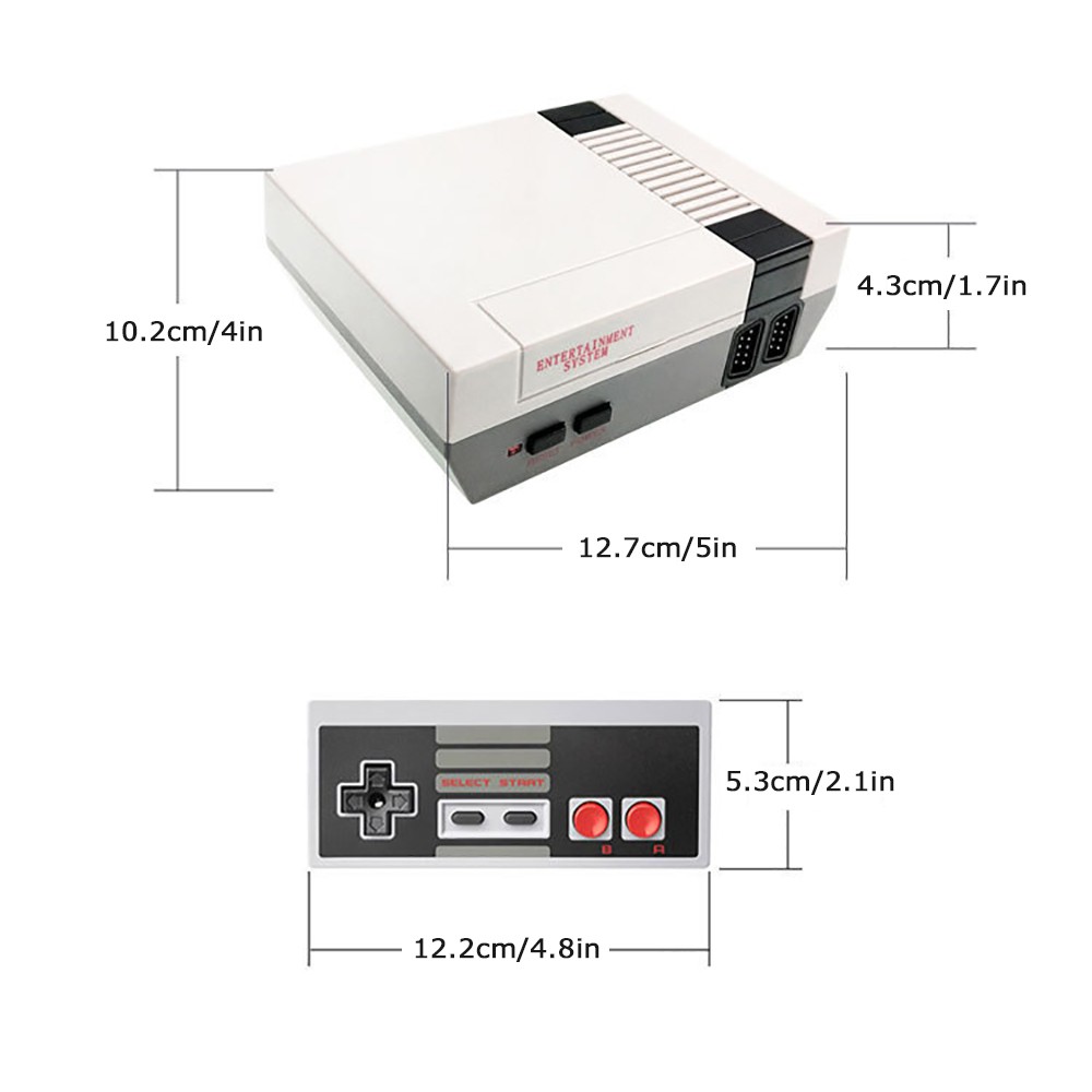 Máy Chơi Game Cổ Điển NES Classic 620 Trò Chơi Cổng AV -DC3512