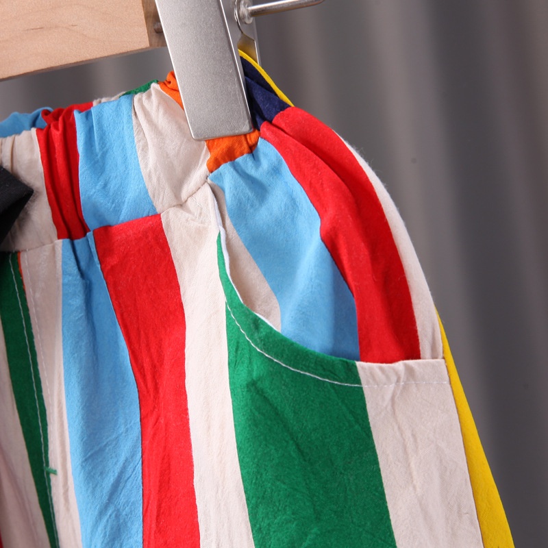 Set Đồ Mùa Hè 2 Món Gồm Áo Thun Cotton + Quần Ngắn Cơ Bản Cho Bé Trai/Gái