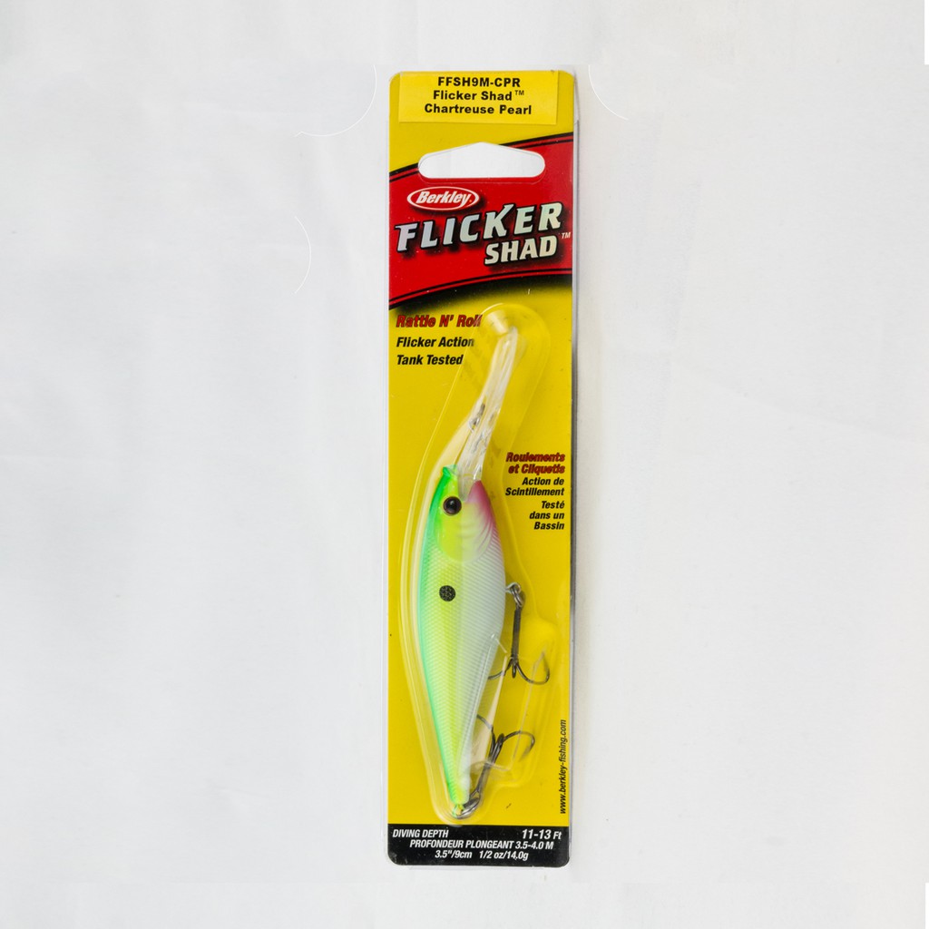 Mồi câu cá giả Berkley Flicker Shad, cá giả câu lure cá lóc