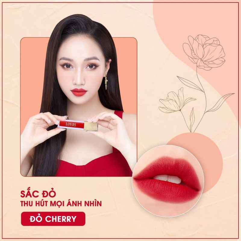SON LOUDI KEM LÌ_ĐỎ CHERY_12 MÀU XINH