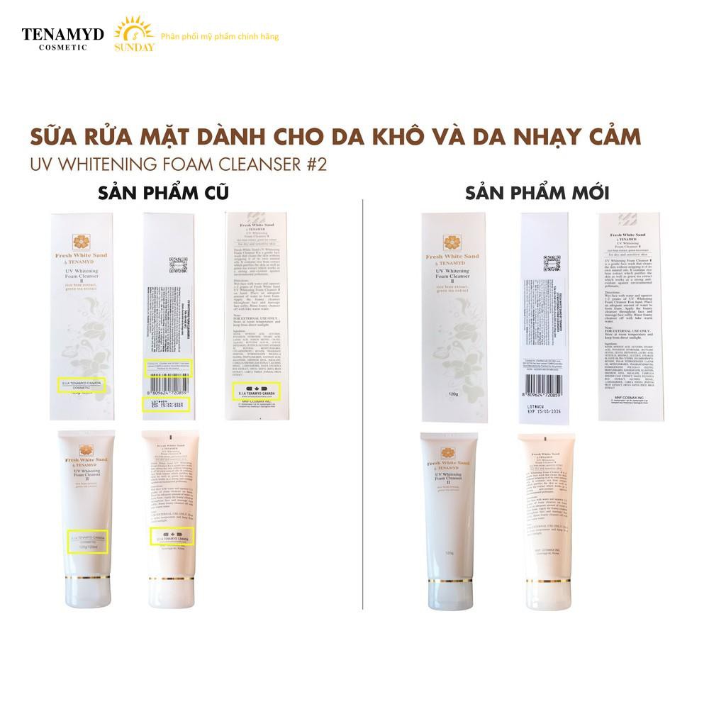 Sữa rửa mặt trắng da dành cho da khô và nhạy cảm - FWS by Tenamyd - Whitening Foam Cleanser II