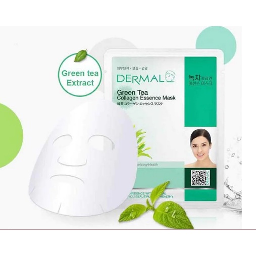 Mặt Nạ Dermal Collagen Essence Mask Dưỡng Da Bổ Sung Collagen Hàn Quốc