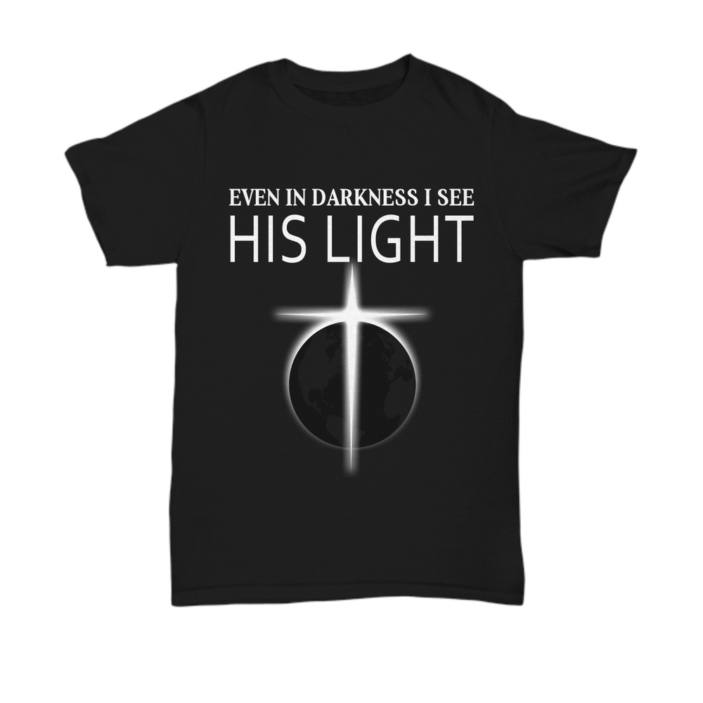 Áo thun Cross Light Jesus Christian Men Faith Believe God Christ Tee