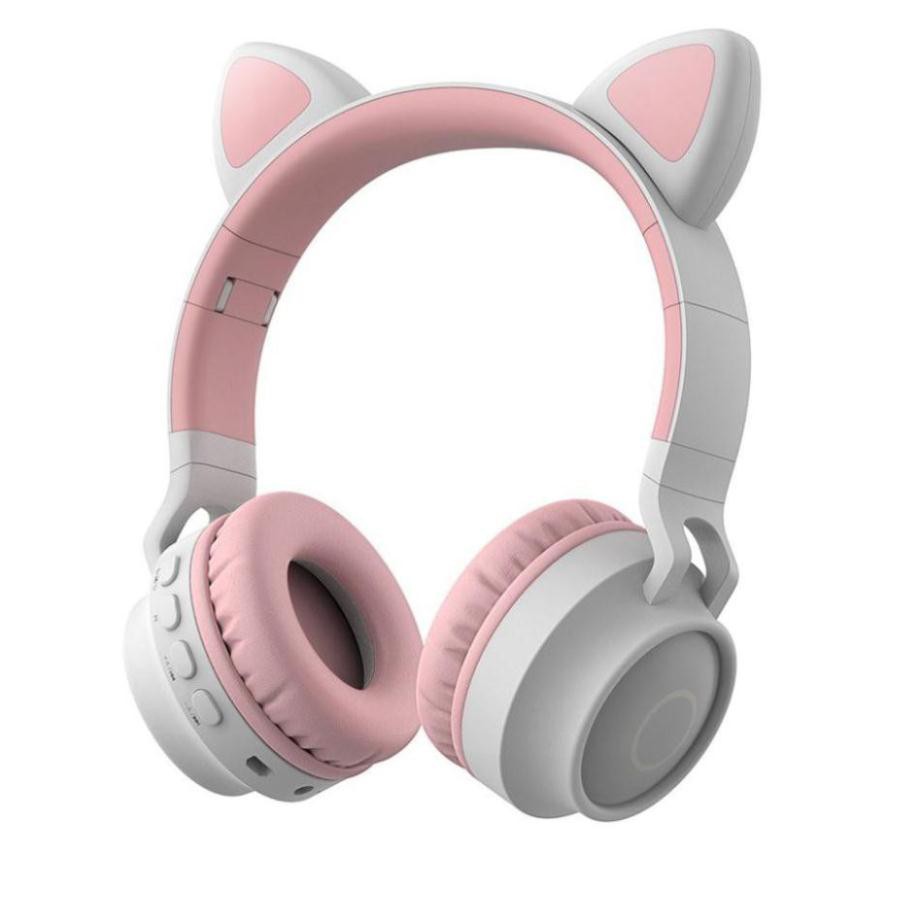 Tai nghe mèo bluetooth chụp tai,headphone mèo dễ thương cho nữ mới BH 12 tháng Cực rẻ | BigBuy360 - bigbuy360.vn