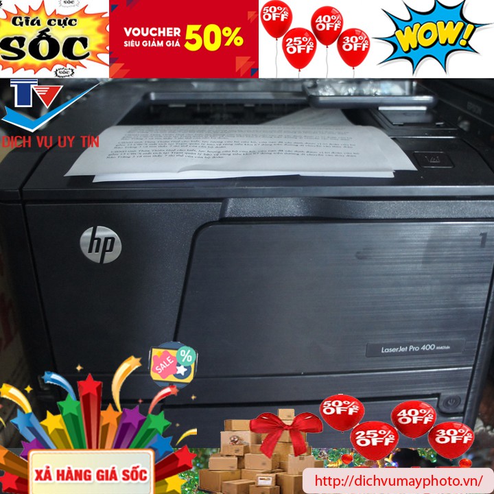 { Máy bao đẹp } Máy in cũ đảo 2 mặt tự động Hp Pro 400