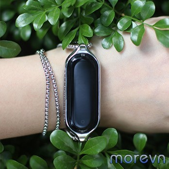 Dây đeo cổ kim loại mi band 5 chính hãng MIJOBS - dây đeo thay thế miband 5 kim loại MIJOBS