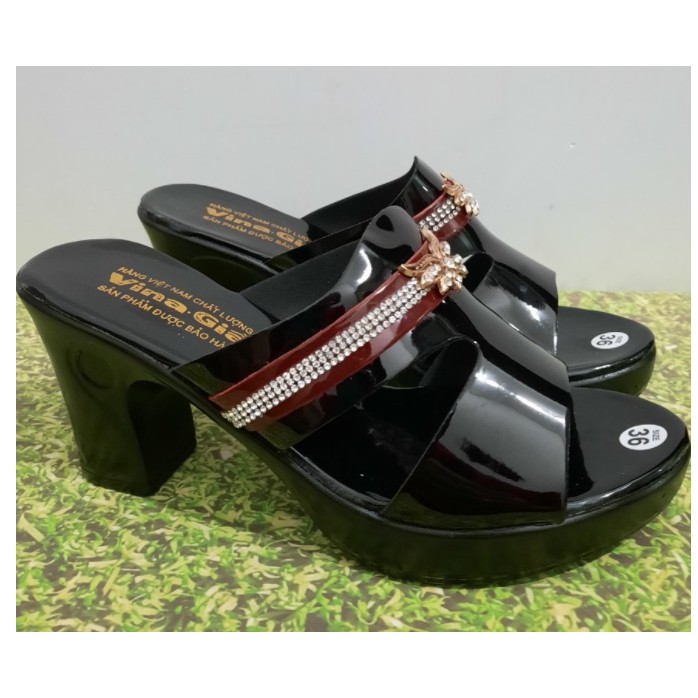 DÉP GUỐC CAO GÓT NỮ SIÊU NHẸ 7CM