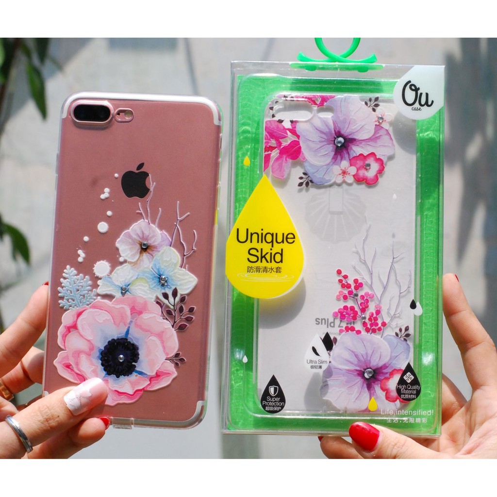 Ốp Lưng Iphone - VU Đính Đá - 5/5s/6/6s/6+/6s+/7/8/7+/8+