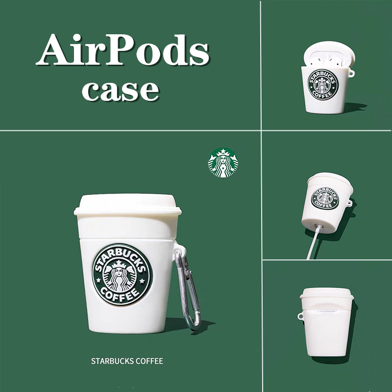 Ốp Bảo Vệ Hộp Đựng Tai Nghe Airpods Pro 1 / 2 Hình Starbucks Xinh Xắn