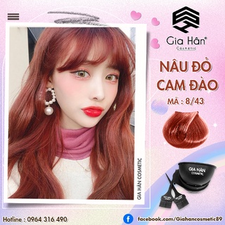 Thuốc Nhuộm Tóc Màu NÂU CAM ĐÀO Không Tẩy - LUXURY HAIR - TN079