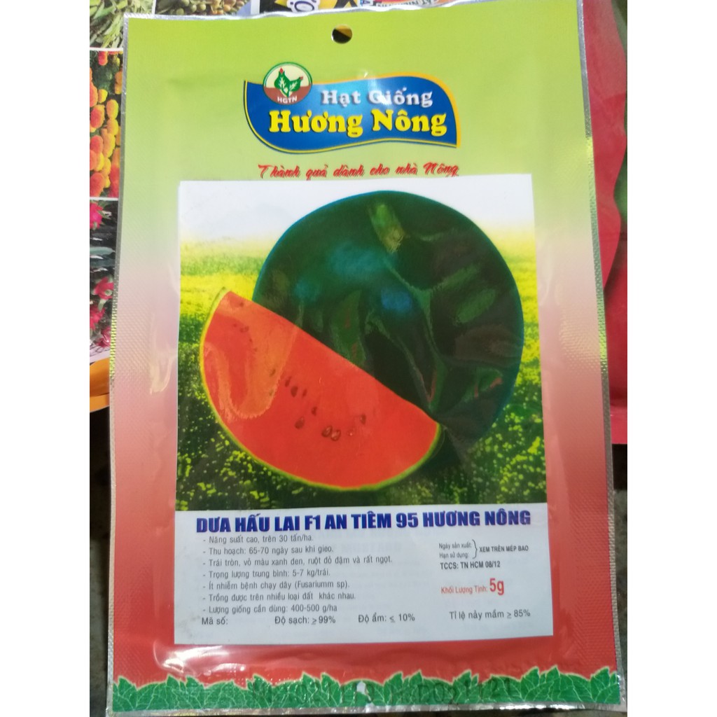 Hạt Giống Dưa Hấu Lai F1 An Tiêm (5g)