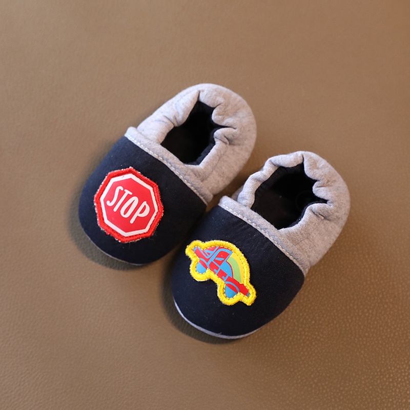 Dép Cotton Mềm Mại Chống Trượt Đáng Yêu Dành Cho Các Bé Tập Đi