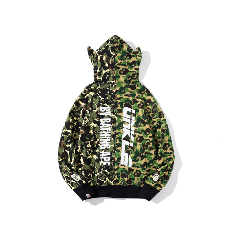 Bape Áo Khoác Hoodie Họa Tiết Rằn Ri Thời Trang Cho Nam Nữ Size M-3Xl