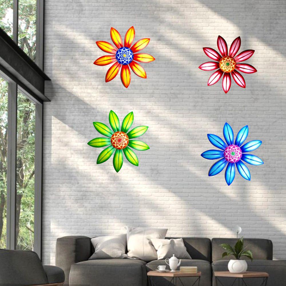 Tranh Hoa Kim Loại Treo Tường Trang Trí Nhà Cửa