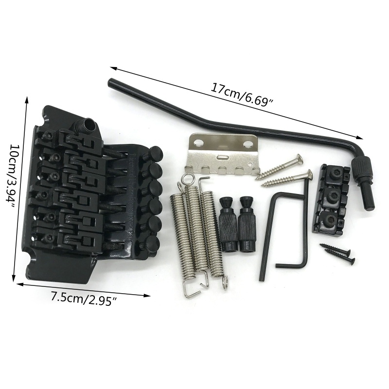 Ngựa Đàn Guitar Mặt Trời Cạnh Cầu Tremolo Hệ Thống Khóa Đôi