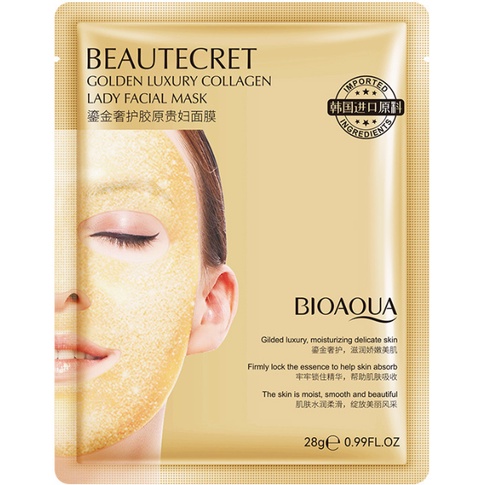 Mặt nạ thủy tinh trong suốt - Thạch collagen BIOAQUA