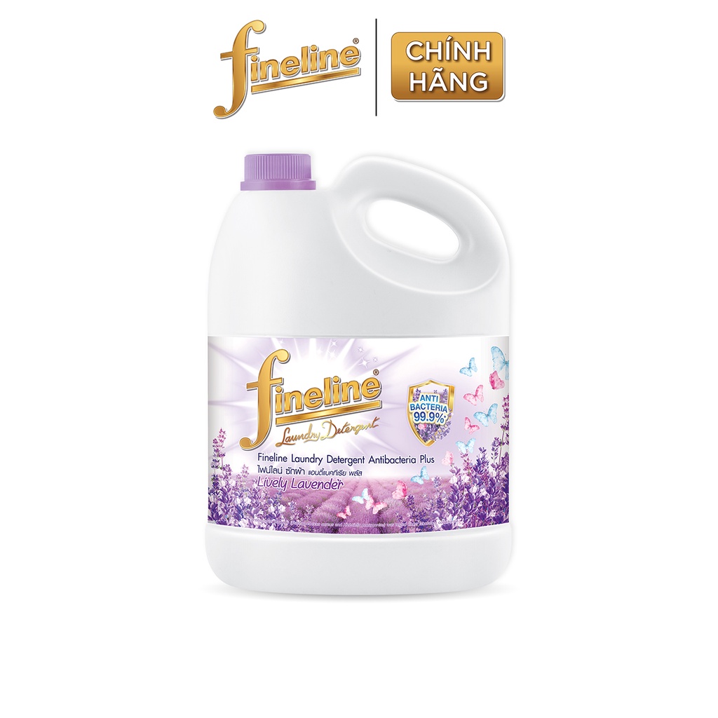 Nước Giặt Fineline Antibacteria Plus  Can 3000 ml.