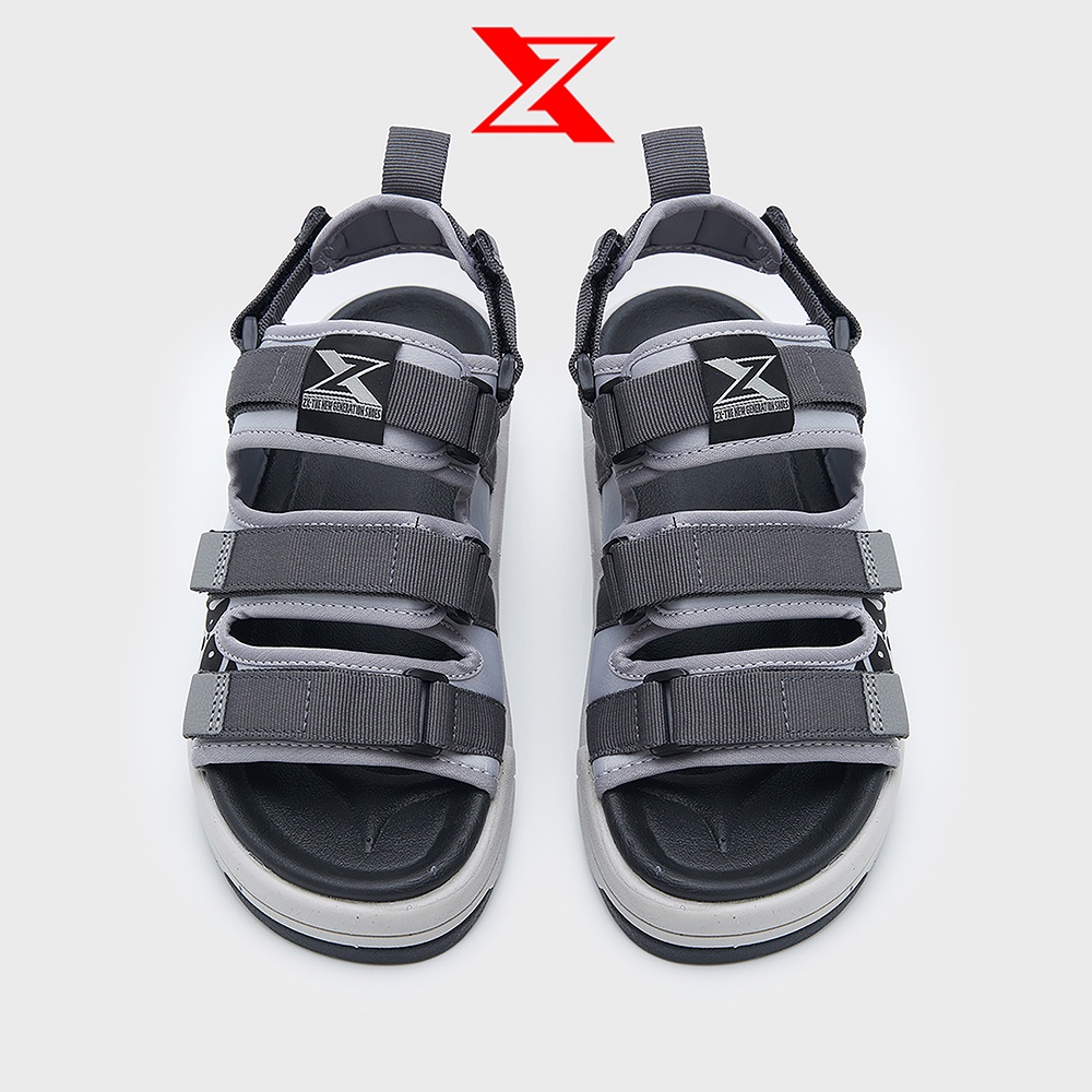 Sandals ZX 3121 Streetwear đế bằng khóa dán Meta Raccoon Grey & Black Grey