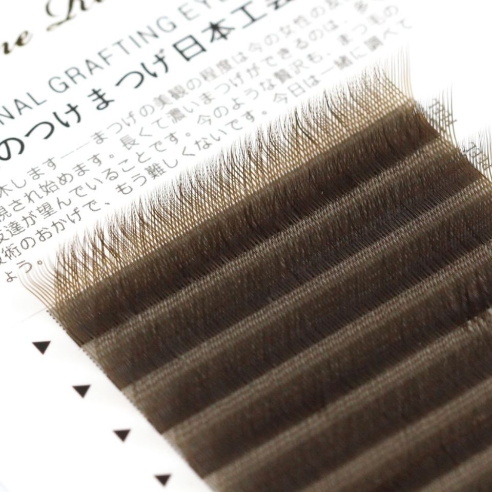 màu caramel Lông mi ghép hình chữ Y yy không thưa lông mi đẹp hỗn hợp lưới tình yêu dệt lông chồn siêu mềm | BigBuy360 - bigbuy360.vn