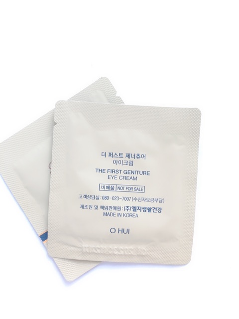 Gói kem mắt Ohui The First Eye Cream giảm nhăn thâm và bọng mắt hiệu quả (1ml)