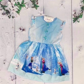 Đầm Elsa tuyết frozen