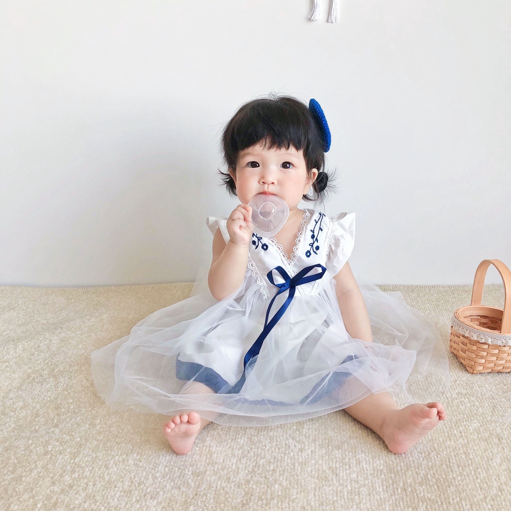 Đầm Công Chúa Phong Cách Hàn Quốc Thời Trang Cho Bé Gái - Đầm bé gái