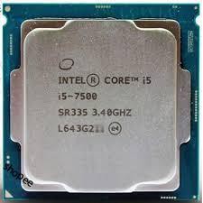 CPU intel I5 - 7500+7400 Tray không box+tản