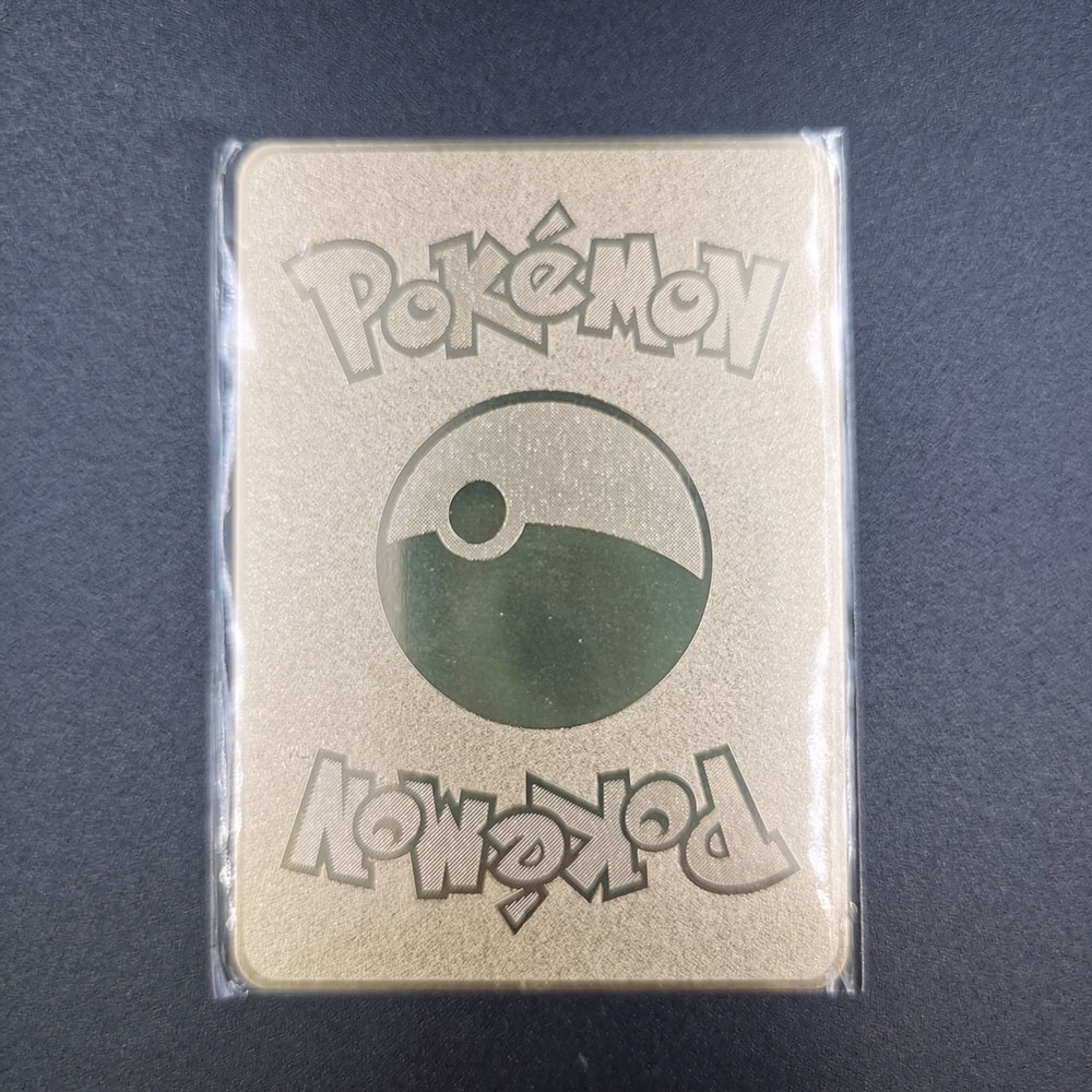 Thẻ Pokemon tiếng Anh bằng kim loại 10000hp arceus vmax yu gi oh pikachu charizard