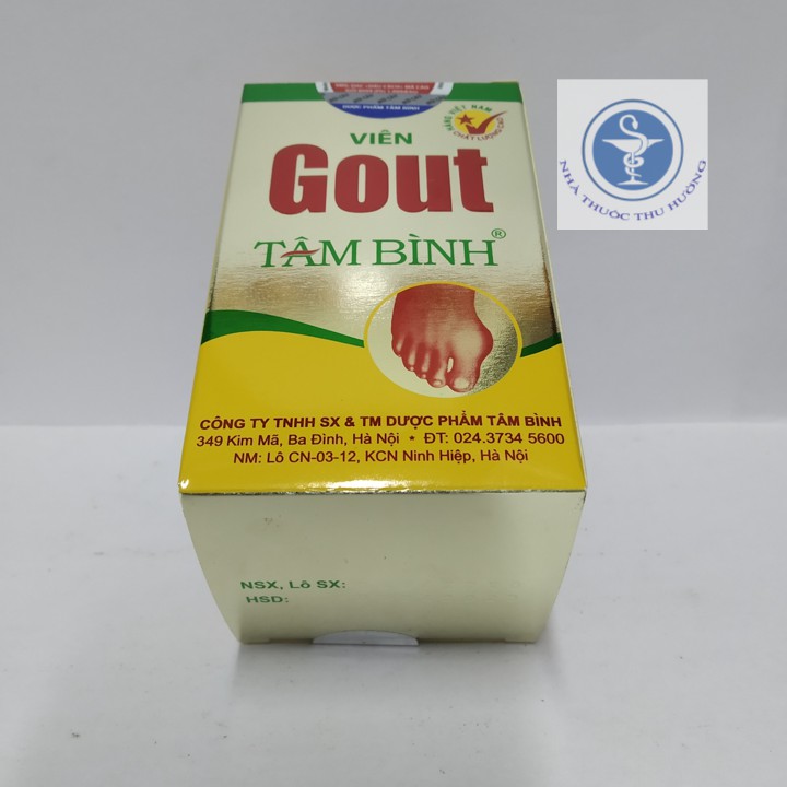 VIÊN GOUT TÂM BÌNH – HỖ TRỢ TRỊ GOUT