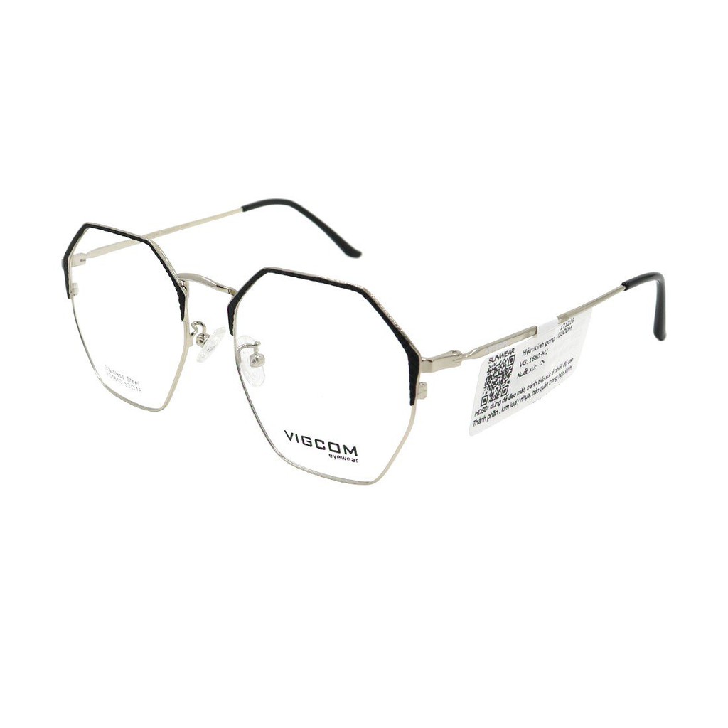 (Hàng chính hãng) Gọng kính nam nữ Vigcom VG1660 màu sắc thời trang