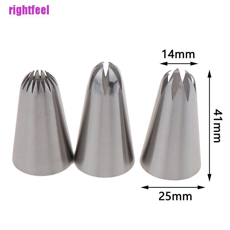 Bộ 3 Dụng Cụ Trang Trí Bánh Kem Bằng Inox Chuyên Dùng