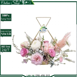 (decor đẹp) Giỏ Đựng Hoa Hình Kim Cương Trang Trí Độc Và Lạ