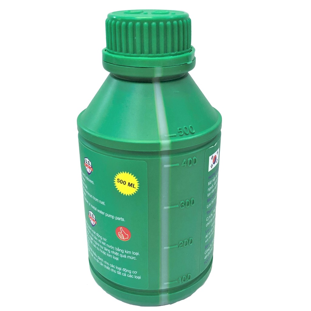 Nước làm mát xanh U.S RADIATOR COOLANT 500ML