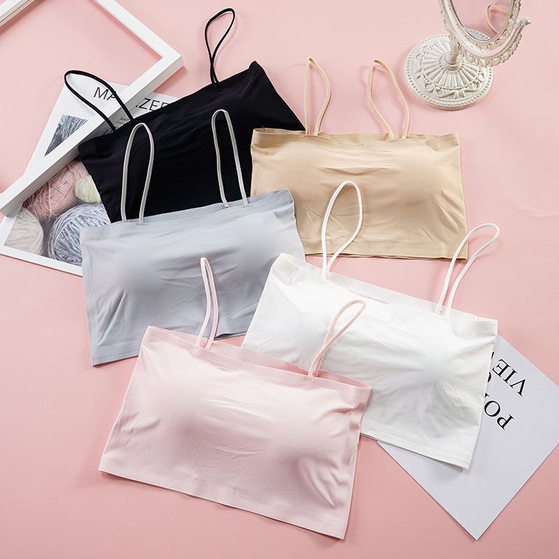 Áo Bra Đúc Su Quây 2 Dây Có Đệm Ngực 8881