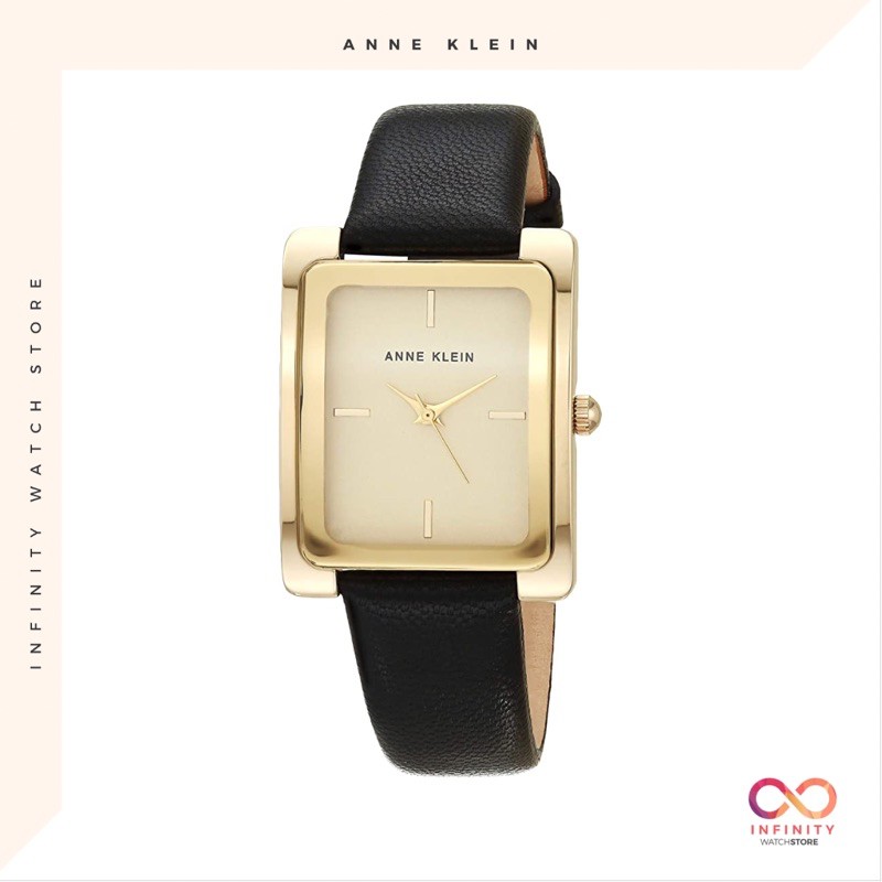 Đồng hồ ANNE KLEIN model AK/2706CHBK dây da dành cho nữ