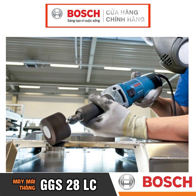 [CHÍNH HÃNG] Máy Mài Thẳng Bosch GGS 28 LC (6MM-650W) Giá Đại Lý Cấp 1, Bảo Hành Tại Các TTBH Toàn Quốc