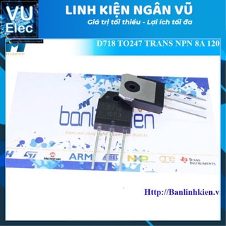[Sò công suất] 10 con D718 TO247 TRANS NPN 8A 120V