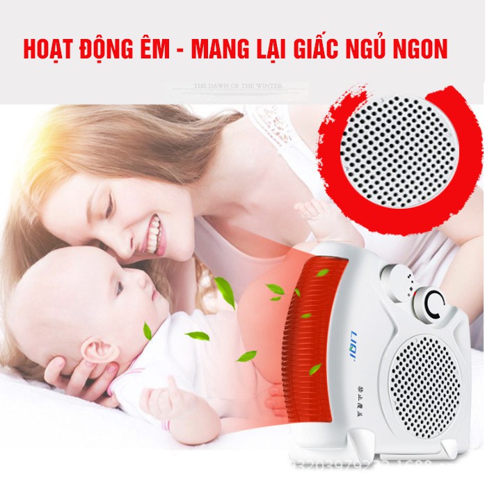 Quạt Sưởi Ấm Đa Năng Cho Mùa Đông Hàng Chính Hãng LiQi, Tiết Kiệm Điện, An Toàn Khi Sử Dụng