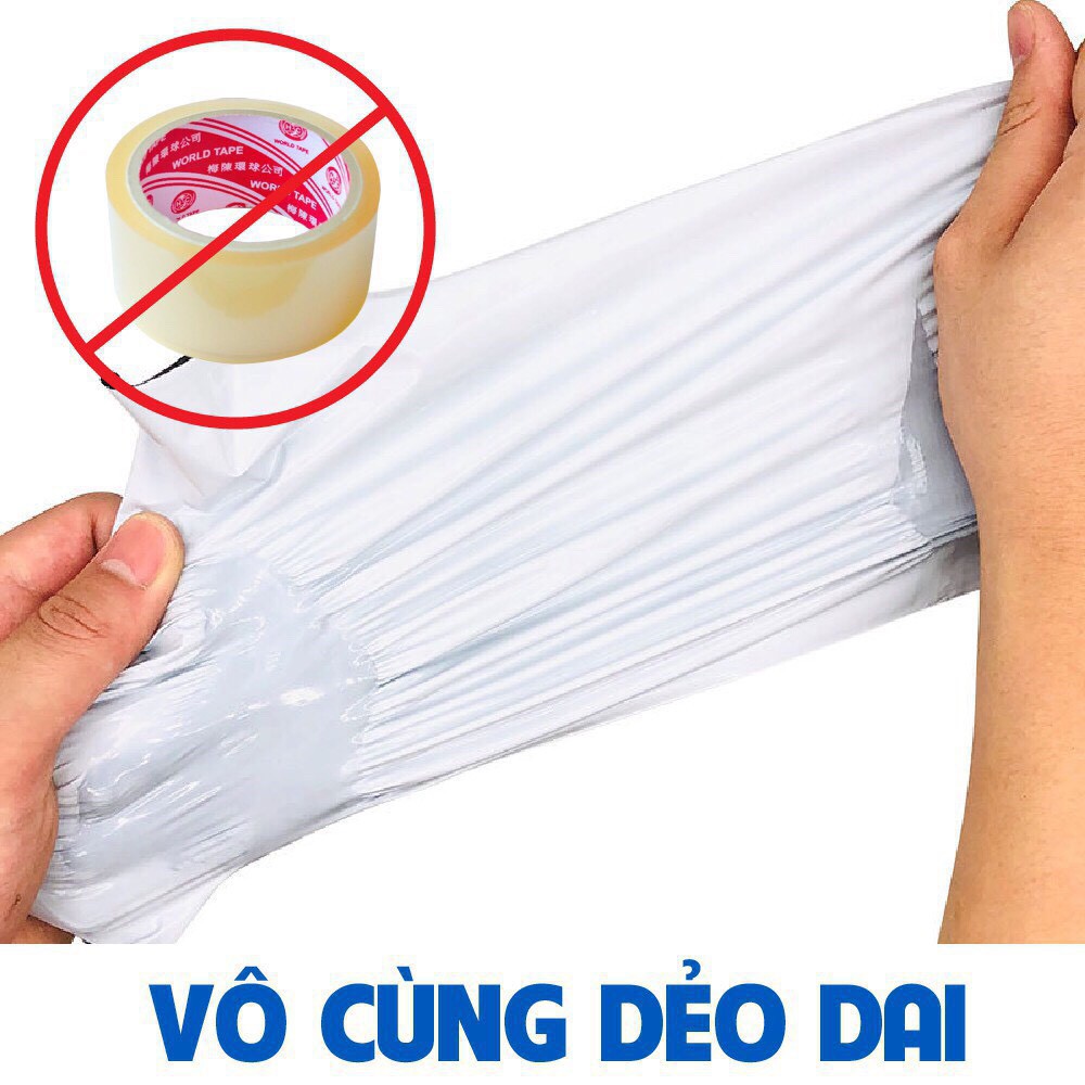 Combo 100 túi gói hàng niêm phong CAO CẤP thông dụng size 32x45cm 38X52cm có sẵn lớp dán tiện lợi