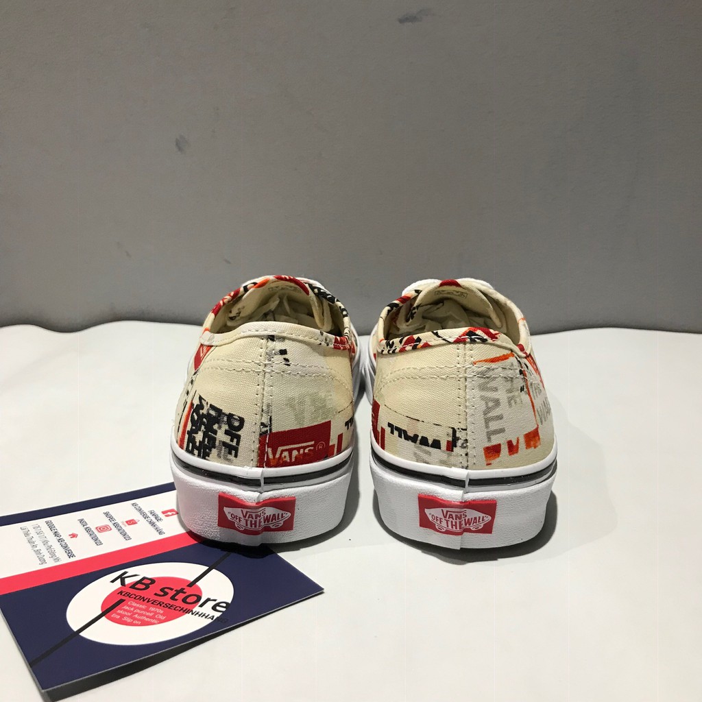 Giày Vans Authentic Packing Tape trắng chính hãng