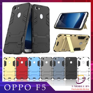Ốp lưng Oppo F5 IRON MAN chống sốc bảo vệ camera kèm chống xem video rất tiện lợi cho Oppo F5