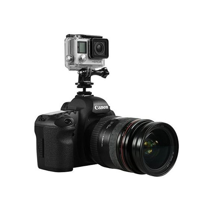 Mount gắn GoPro Hero lên máy ảnh chân hot shoe