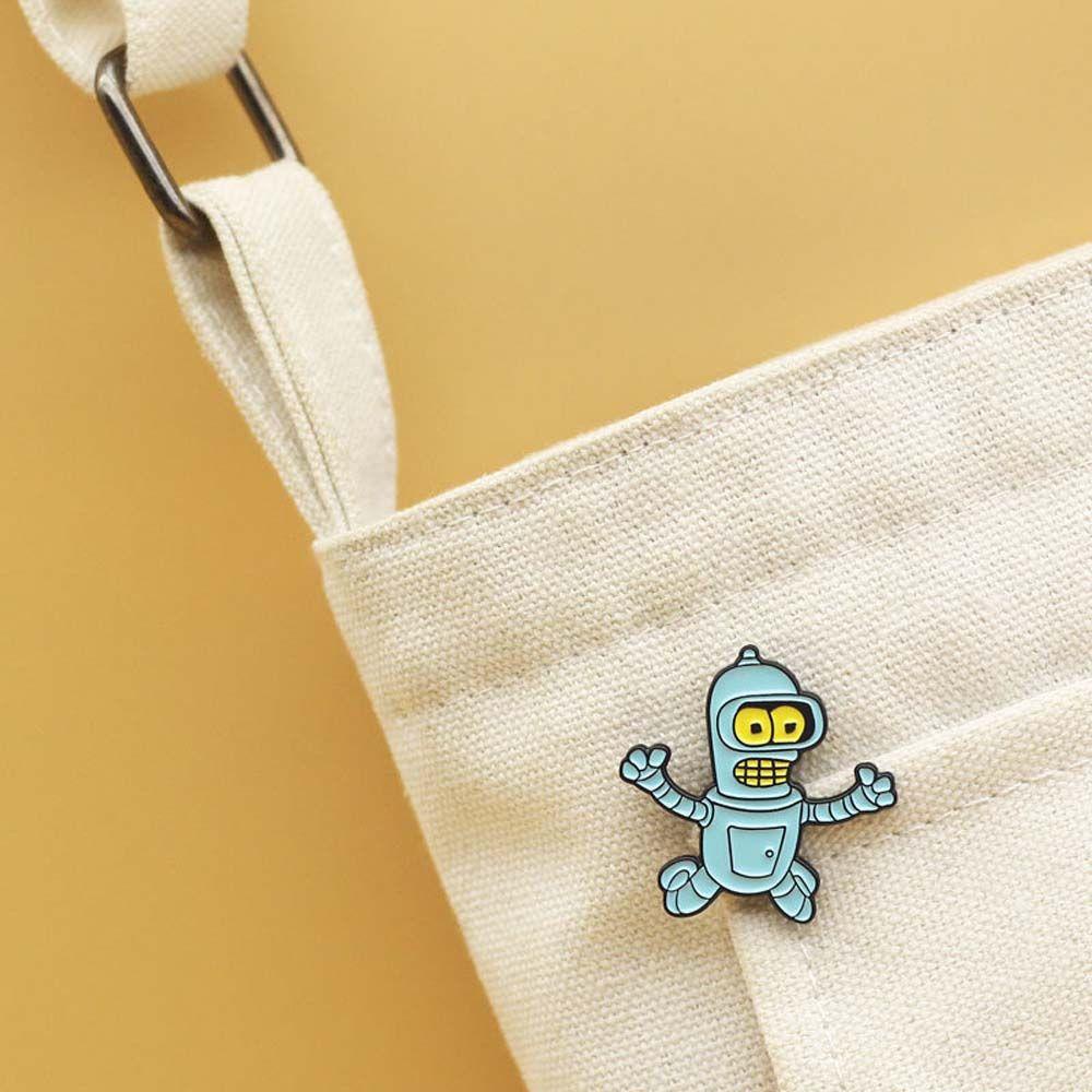 MXGOODS Huy Hiệu Cài Áo Hình Nhân Vật Hoạt Hình Futurama TV Futuramas Cổ Điển