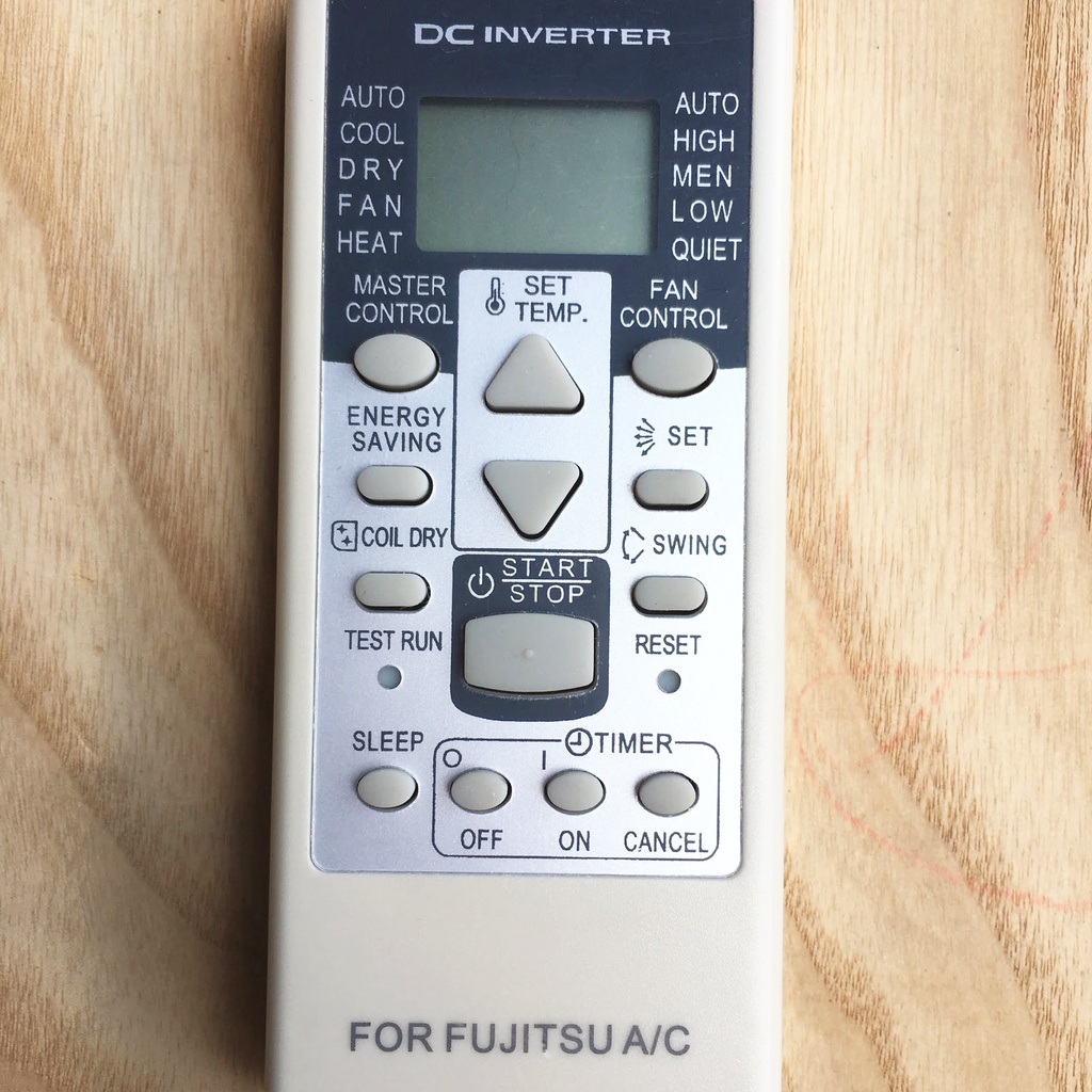 [TẶNG PIN] Remote máy lạnh Fujitsu - Điều khiển điều hoà Fujitsu