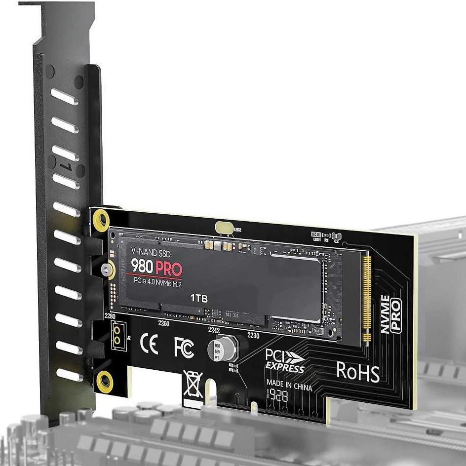 ❈➩ Card Mở Rộng Ampcom M.2 NVME SSD Sang PCI-E 4.0 X4 - SK4 | BigBuy360 - bigbuy360.vn