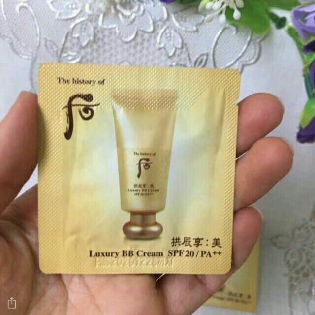 (10 gói) Kem trang điểm tự nhiên Whoo Mi Luxury BB